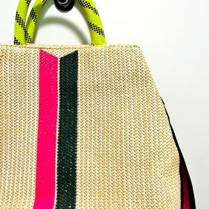 Stella & Dot Straw Tote NWOT